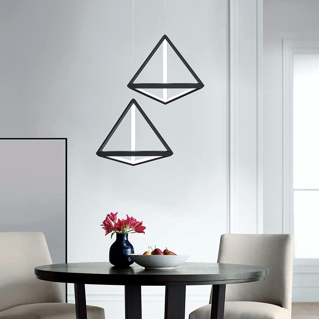 Triangle chandelier