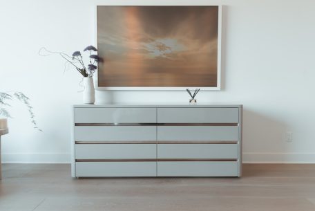 Photo wooden floor lamp